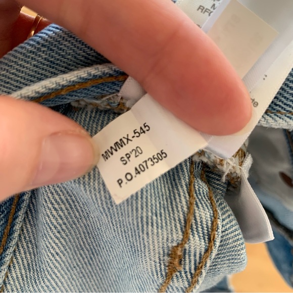 Madewell Relaxed Denim Shorts Cut Offs Jean  Light Wash Button Fly Size 30 - Picture 9 of 10